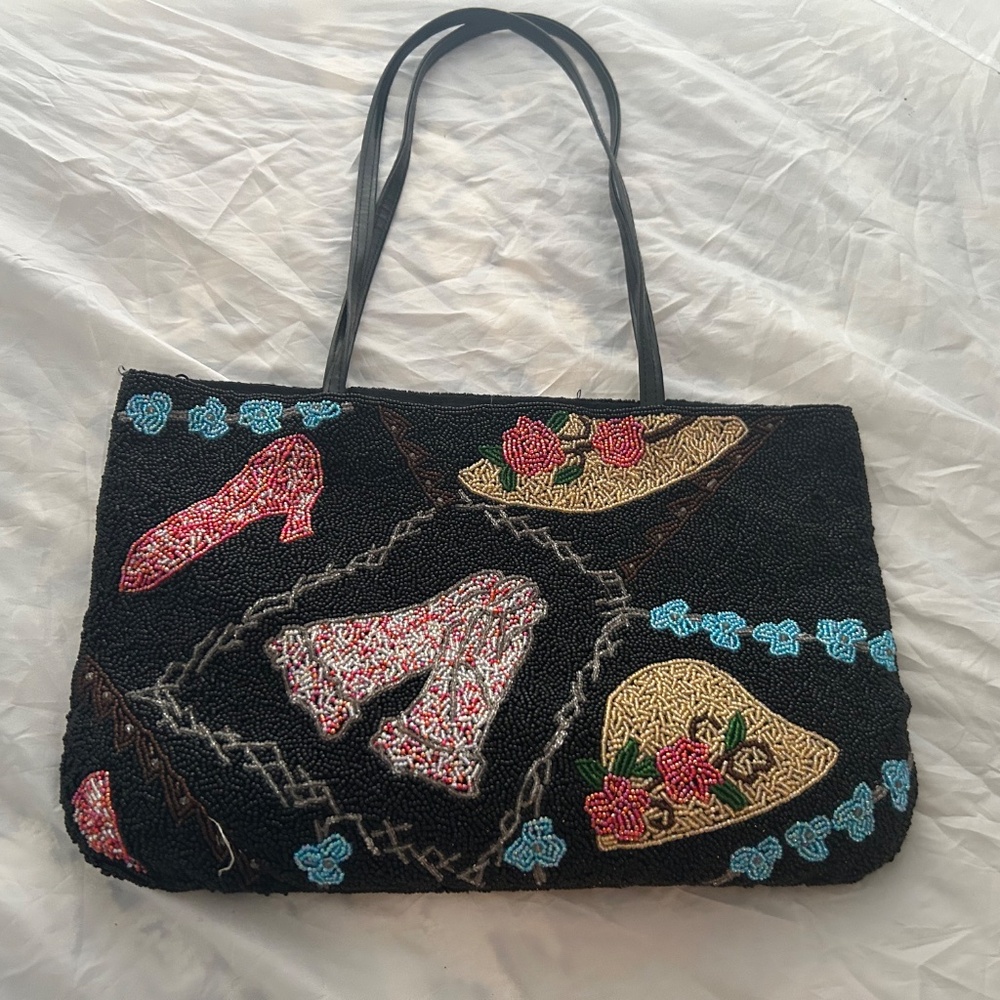 Boho Edge Y & S Beaded Shoulder Bag